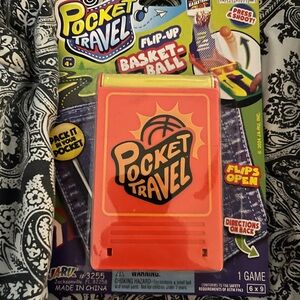 Pocket Travel Flip-Up Basketball Game